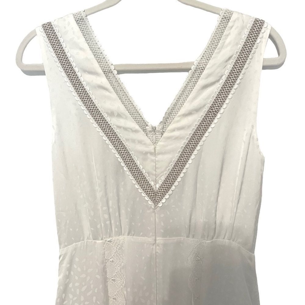 Self portrait white vintage look maxi dress - Picture 11 of 12